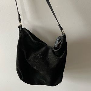 Eileen fisher velvet purse/bag